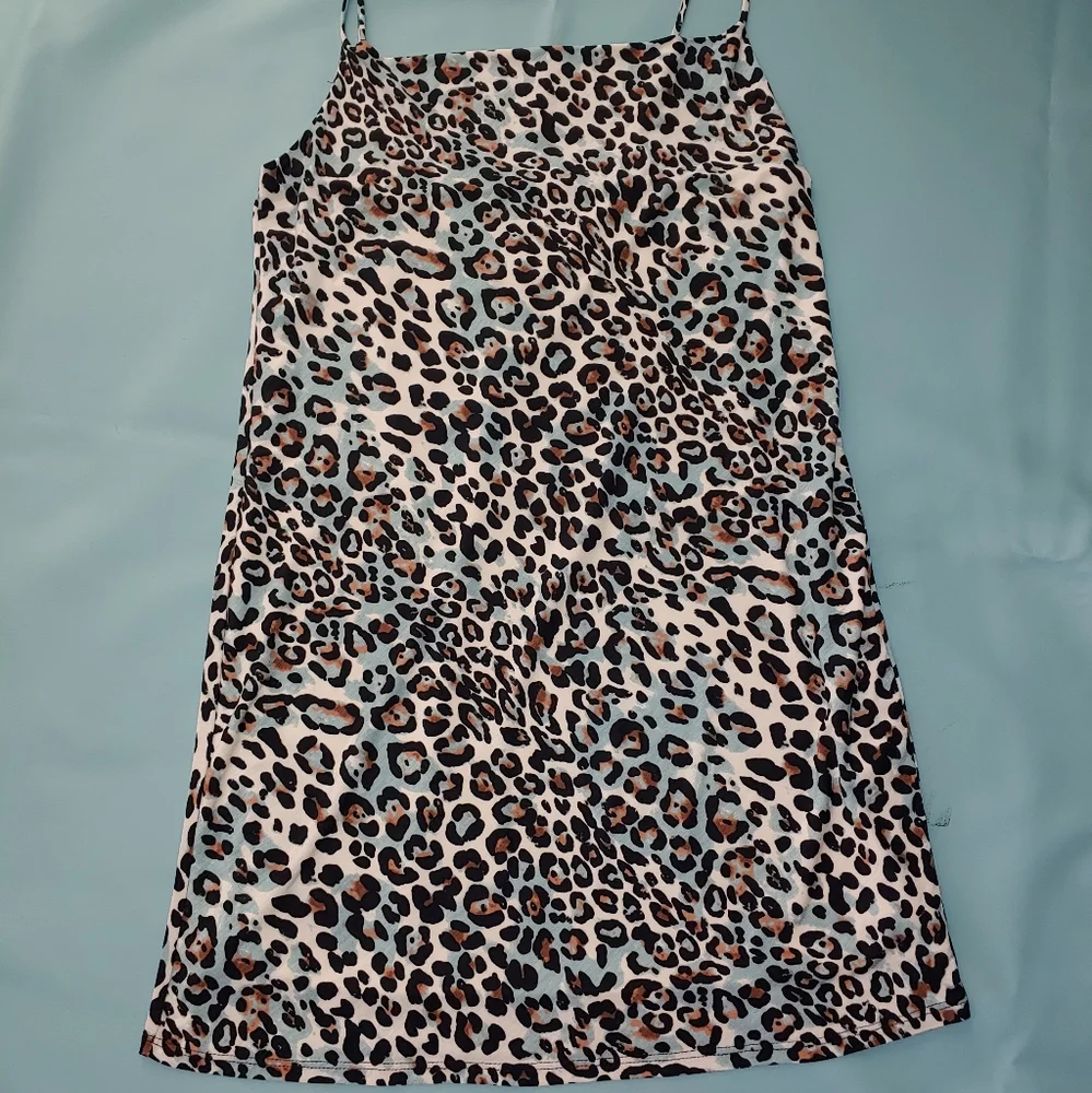 LeLis animal print mini dress